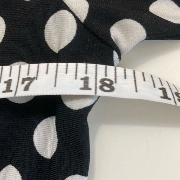 HAANI M Polka Dot Striped Boho Shift Dress - Picture 7 of 9